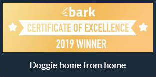 bark certificate of excellence 2019 winner - Doggie home from home